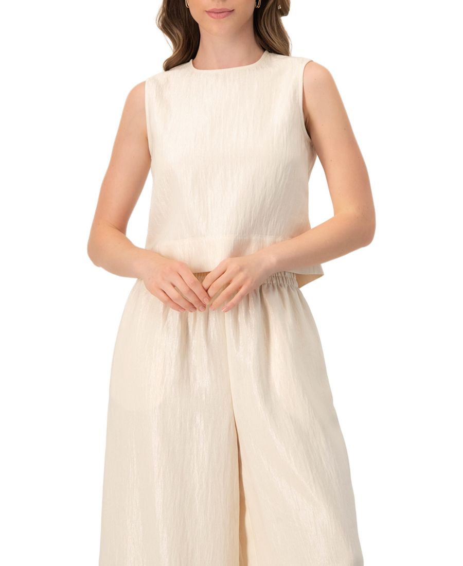 Женская блузка без рукавов с круглым вырезом Ivonne, Natural
Женская блузка без рукавов с круглым вырезом Ivonne, Natural