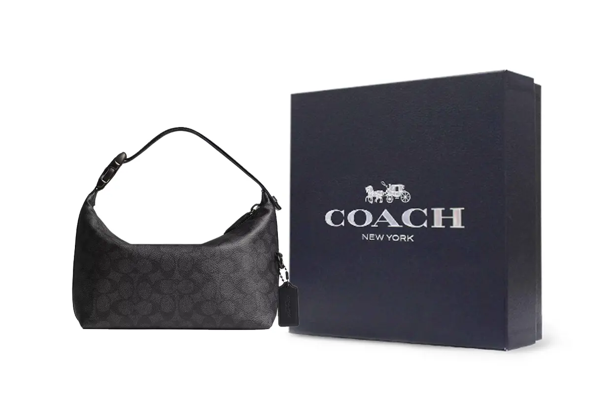 Coach Сумка из холста с покрытием и отделкой из телячьей кожи, средняя, мужская, черная
Coach Сумка из холста с покрытием и отделкой из телячьей кожи, средняя, мужская, черная