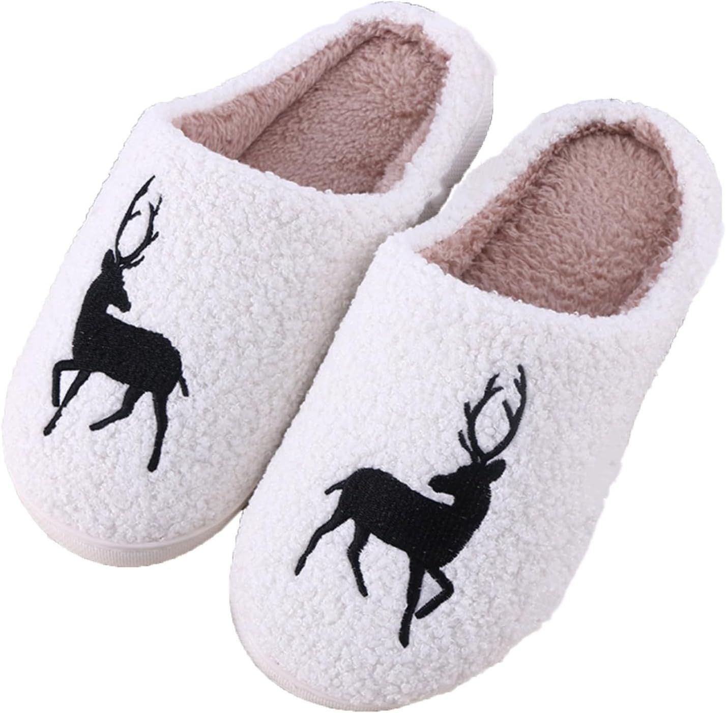 Рождественские тапочки с оленем для женщин и мужчин, мягкие плюшевые, удобные, теплые, пушистые, для дома и улицы, на легкой подошве Generic, белый
Рождественские тапочки с оленем для женщин и мужчин, мягкие плюшевые, удобные, теплые, пушистые, для дома и улицы, на легкой подошве Generic, белый