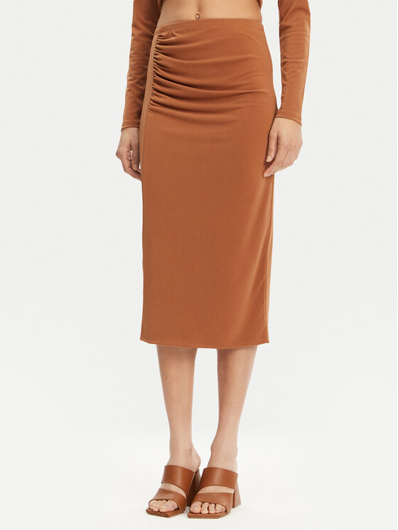 Юбка миди стандартный крой UD0010 Vicolo, коричневый
Юбка миди стандартный крой UD0010 Vicolo, коричневый