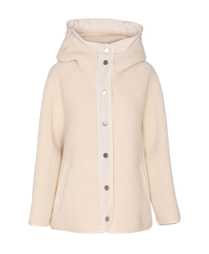 Белая куртка с капюшоном и имитацией овчины Pinko, белый
Белая куртка с капюшоном и имитацией овчины Pinko, белый