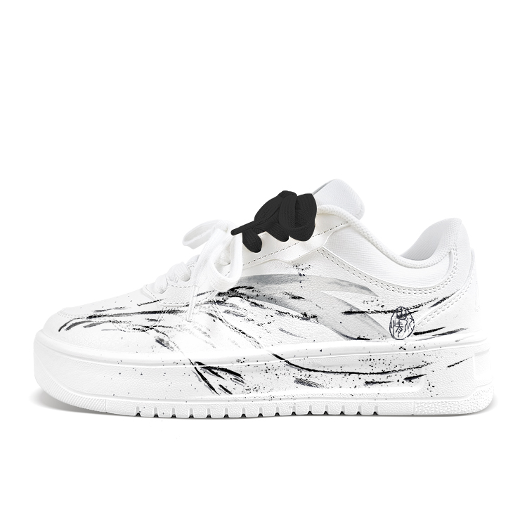 Расслабленные нескользящие амортизирующие низкие скейтерские кроссовки unisex ANTA, белый/черный
Расслабленные нескользящие амортизирующие низкие скейтерские кроссовки unisex ANTA, белый/черный