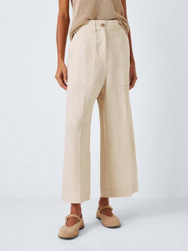 Укороченные льняные брюки John Lewis, цвет Natural
Укороченные льняные брюки John Lewis, цвет Natural