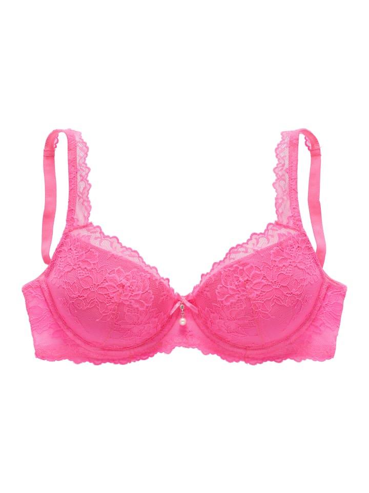 Бюстгальтер пуш-ап LASCANA, розовый
Бюстгальтер пуш-ап LASCANA, розовый