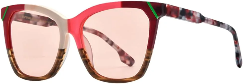 Солнцезащитные очки MUTYNE из ацетата для мужчин, яркие, в стиле ретро, квадратной формы, защита от УФ-излучения UV400, женские солнцезащитные очки, Pink Red Pink
Солнцезащитные очки MUTYNE из ацетата для мужчин, яркие, в стиле ретро, квадратной формы, защита от УФ-излучения UV400, женские солнцезащитные очки, Pink Red Pink