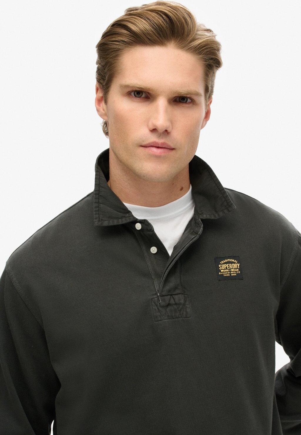 Рубашка поло Superdry, черный 
Рубашка поло Superdry, черный