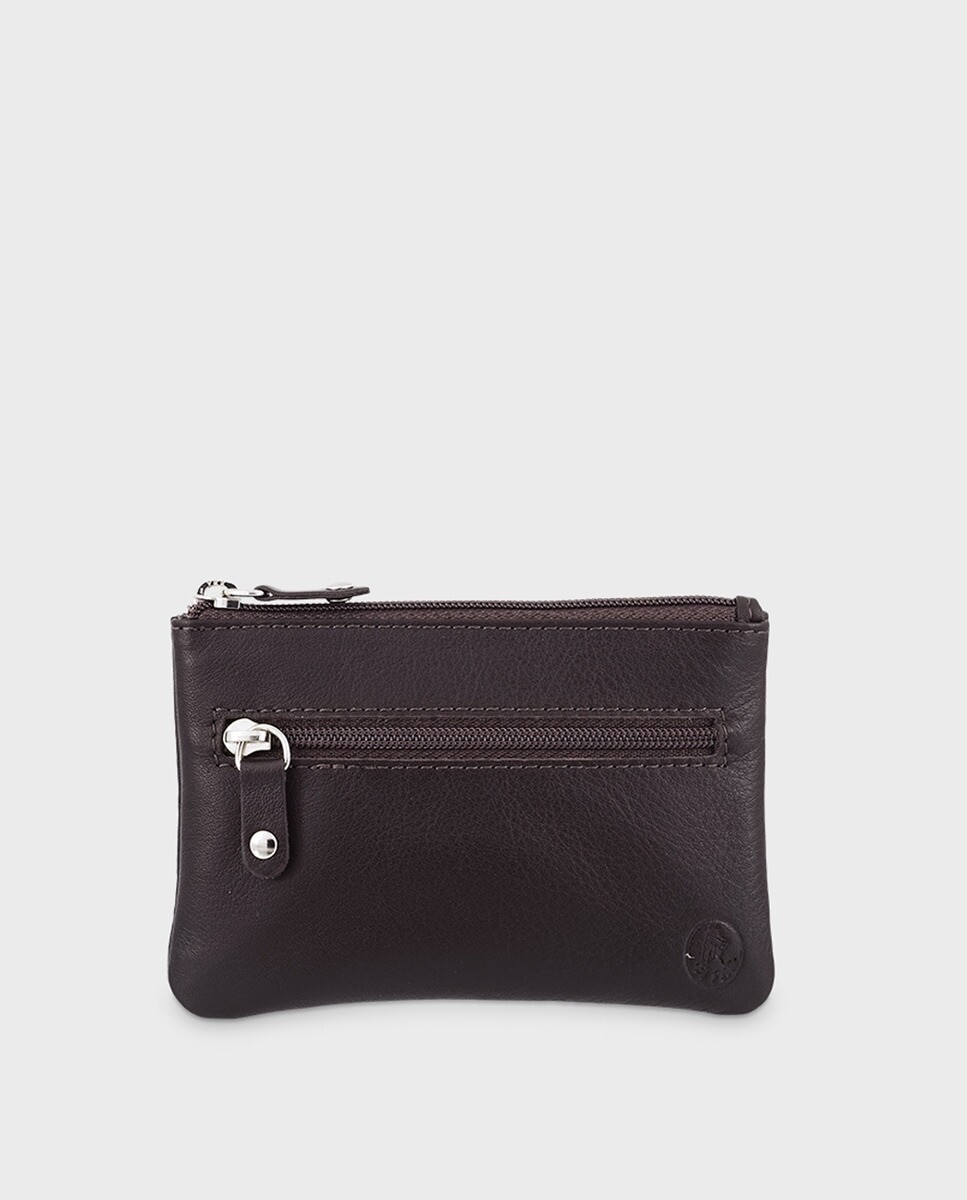 El Potro маленький мужской кожаный кошелек темно-коричневого цвета на молнии El Potro, темно коричневый 
El Potro маленький мужской кожаный кошелек темно-коричневого цвета на молнии El Potro, темно коричневый