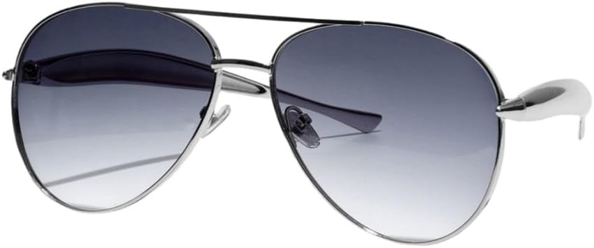 Женские солнцезащитные очки-пилот большого размера, золотистая металлическая оправа, защита от ультрафиолета UV400, винтажный стиль, модные аксессуары UJNHGQ, C7 Silver Gray
Женские солнцезащитные очки-пилот большого размера, золотистая металлическая оправа, защита от ультрафиолета UV400, винтажный стиль, модные аксессуары UJNHGQ, C7 Silver Gray