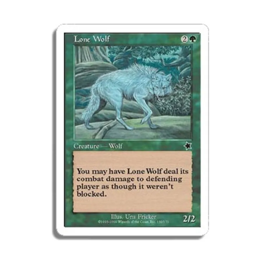 CCG Одинокий волк (К), MTG - Starter Series (1999)
CCG Одинокий волк (К), MTG - Starter Series (1999)