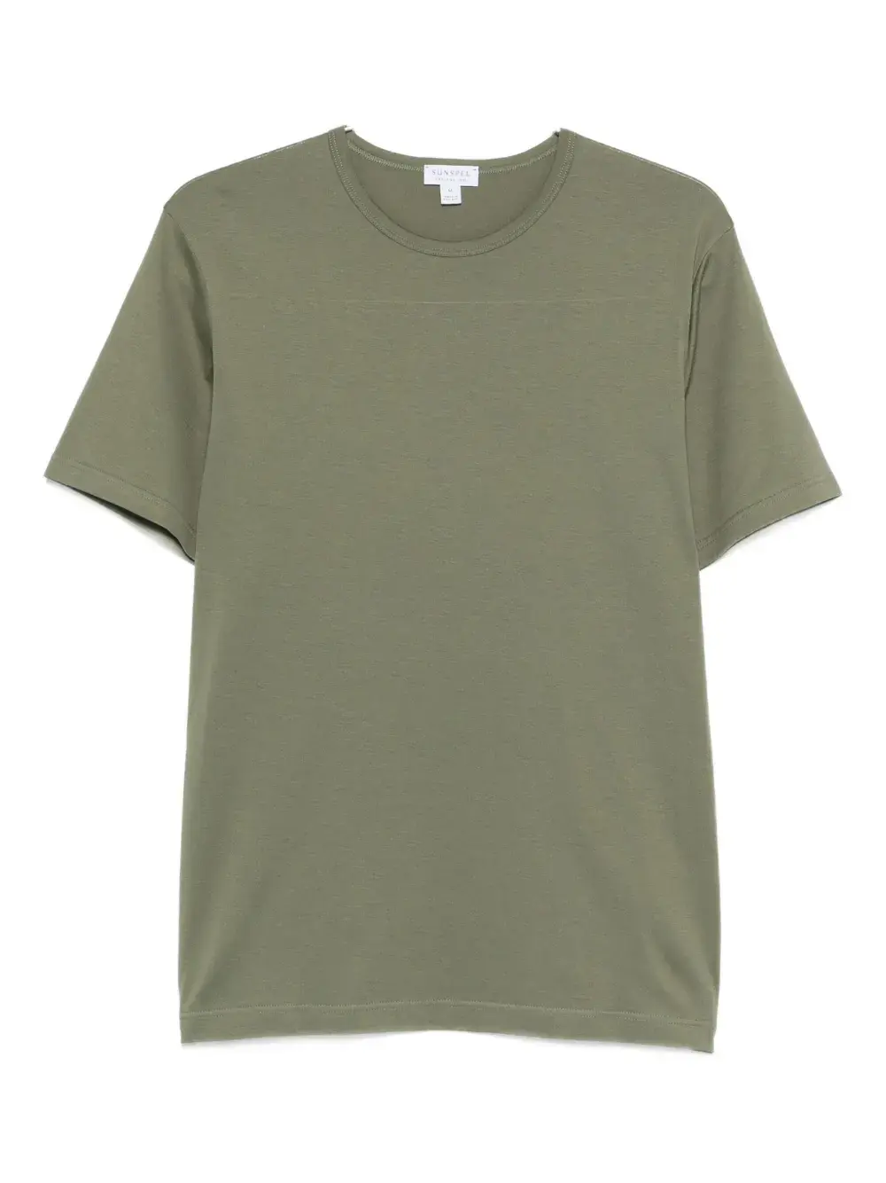 Футболка с круглым вырезом Sunspel, зеленый
Футболка с круглым вырезом Sunspel, зеленый