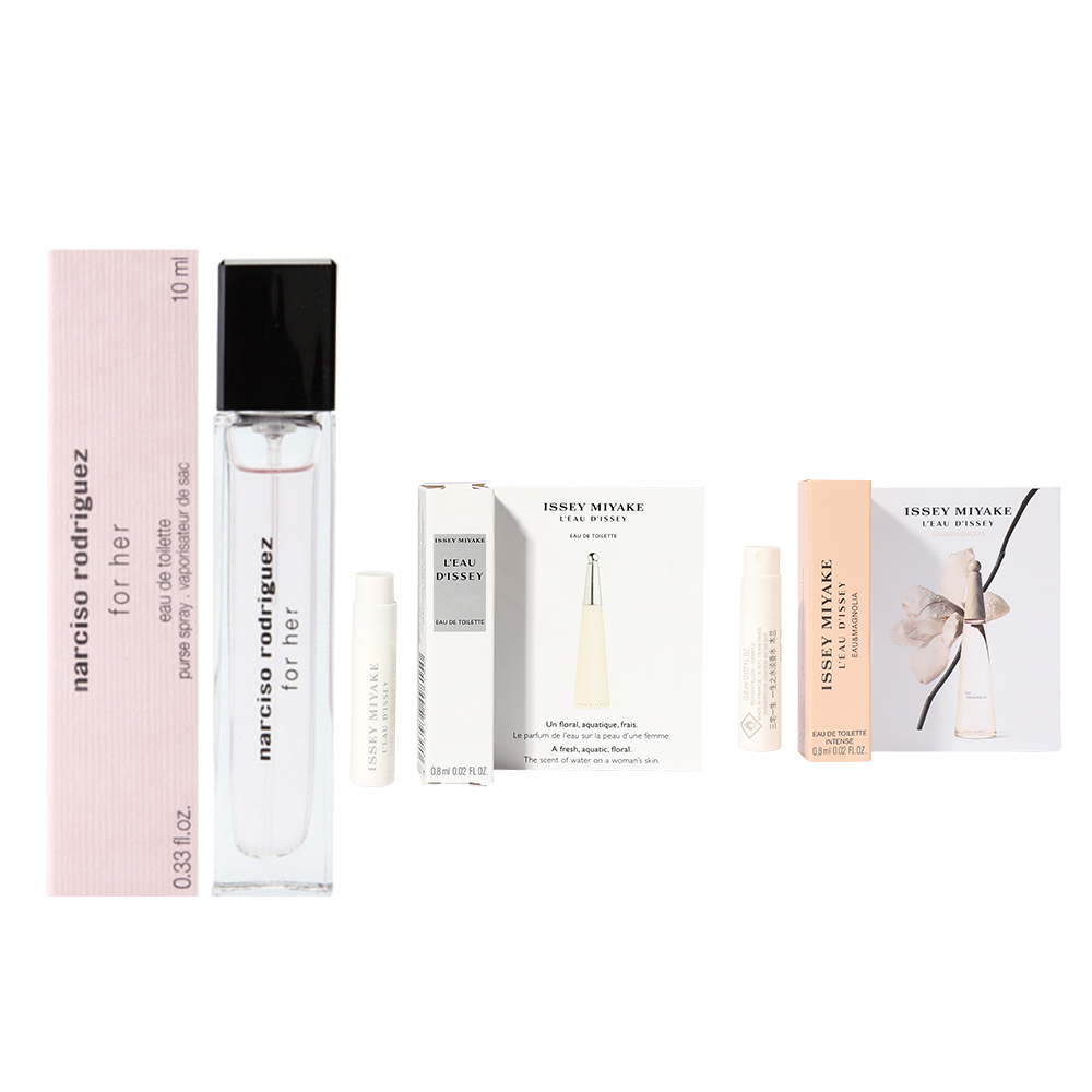 Набор пробников духов Square/Round/Deep Enchantment 10мл+0,8мл*2 Eau De Parfum Eau De Toilette Narciso Rodriguez
Набор пробников духов Square/Round/Deep Enchantment 10мл+0,8мл*2 Eau De Parfum Eau De Toilette Narciso Rodriguez