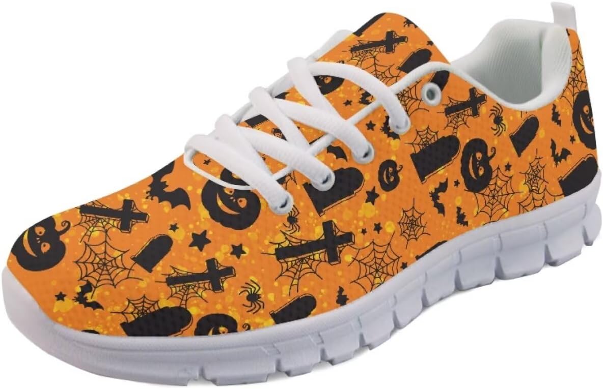 Кроссовки Forchrinse с винтовым тай-дай принтом для мужчин и женщин, легкие модные кроссовки для бега и прогулок, Halloween Bat Pumpkin
Кроссовки Forchrinse с винтовым тай-дай принтом для мужчин и женщин, легкие модные кроссовки для бега и прогулок, Halloween Bat Pumpkin