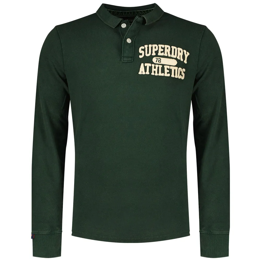 Поло с длинным рукавом Superdry Vintage Athletic, зеленый
Поло с длинным рукавом Superdry Vintage Athletic, зеленый