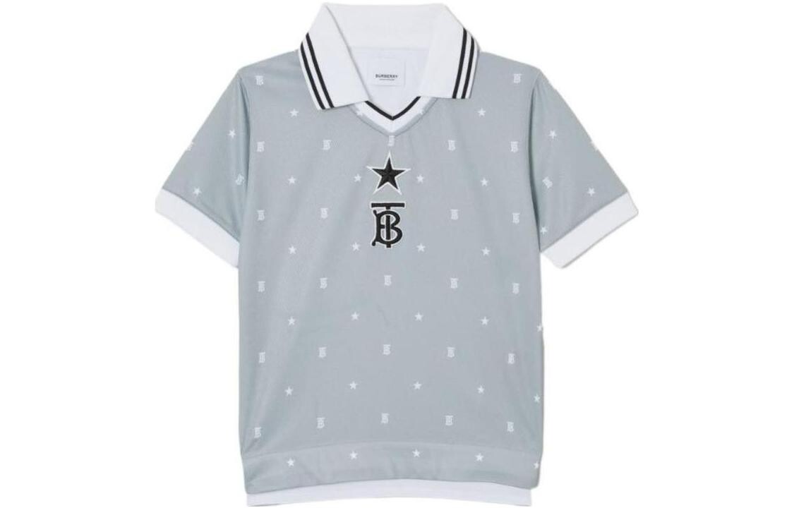 Футболка детская Burberry, светло-серый 
Футболка детская Burberry, светло-серый