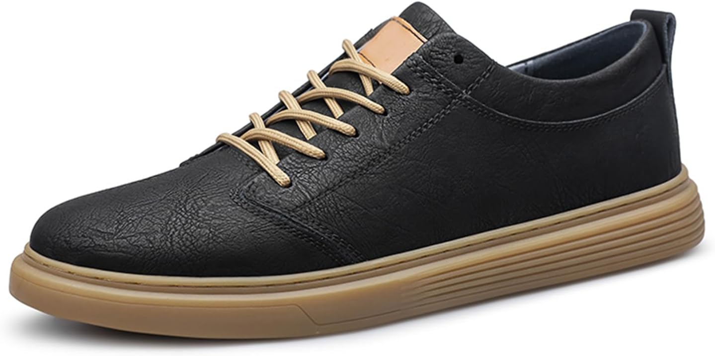 Мужские кожаные модные кроссовки Простые низкие слипоны Повседневная обувь Удобные классические прогулочные туфли Abborora, черный
Мужские кожаные модные кроссовки Простые низкие слипоны Повседневная обувь Удобные классические прогулочные туфли Abborora, черный