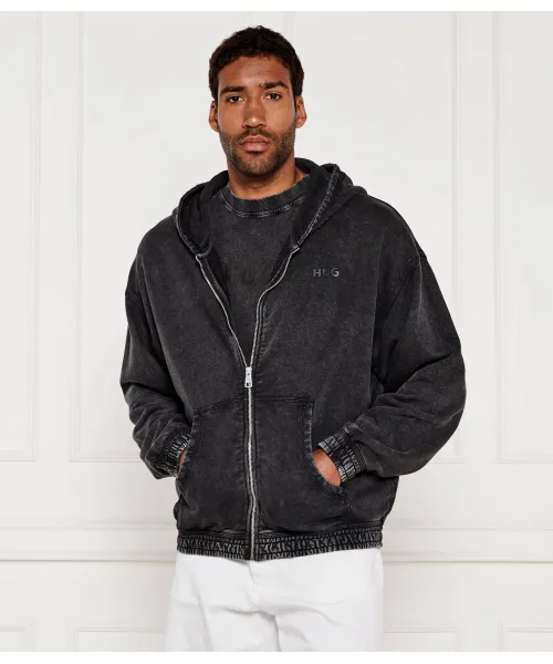 Толстовка Nebudi Oversize fit Hugo Blue, черный 
Толстовка Nebudi Oversize fit Hugo Blue, черный