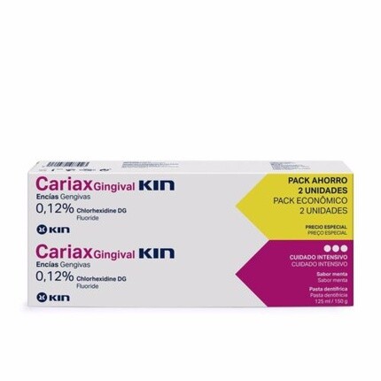 Набор зубных паст Hygiene Cariax Gingival, 2 шт., Kin
Набор зубных паст Hygiene Cariax Gingival, 2 шт., Kin