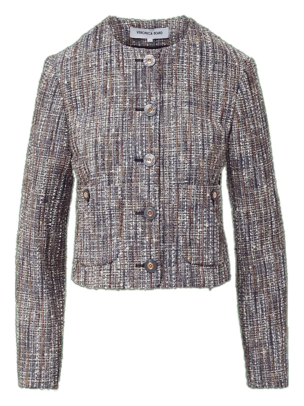 Твидовый пиджак Андреа с отделкой пуговицами Veronica Beard, нейтральный
Твидовый пиджак Андреа с отделкой пуговицами Veronica Beard, нейтральный