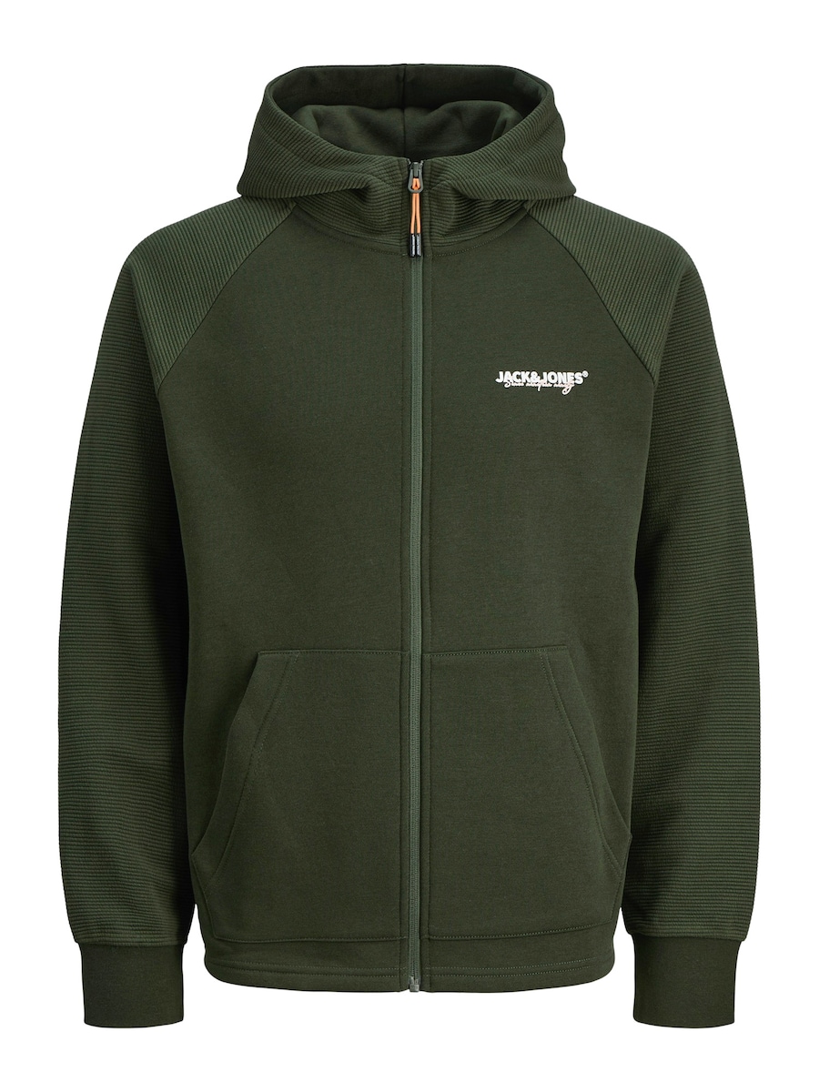 Толстовка с капюшоном на молнии JACK & JONES Thatcher, темно-зеленый
Толстовка с капюшоном на молнии JACK & JONES Thatcher, темно-зеленый
