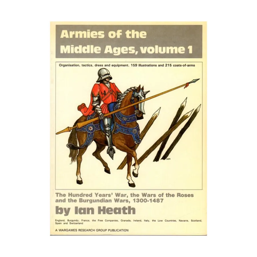 Армии Средневековья #1, Historical Miniature Rules - Army Lists (Wargames Research Group) 
Армии Средневековья #1, Historical Miniature Rules - Army Lists (Wargames Research Group)