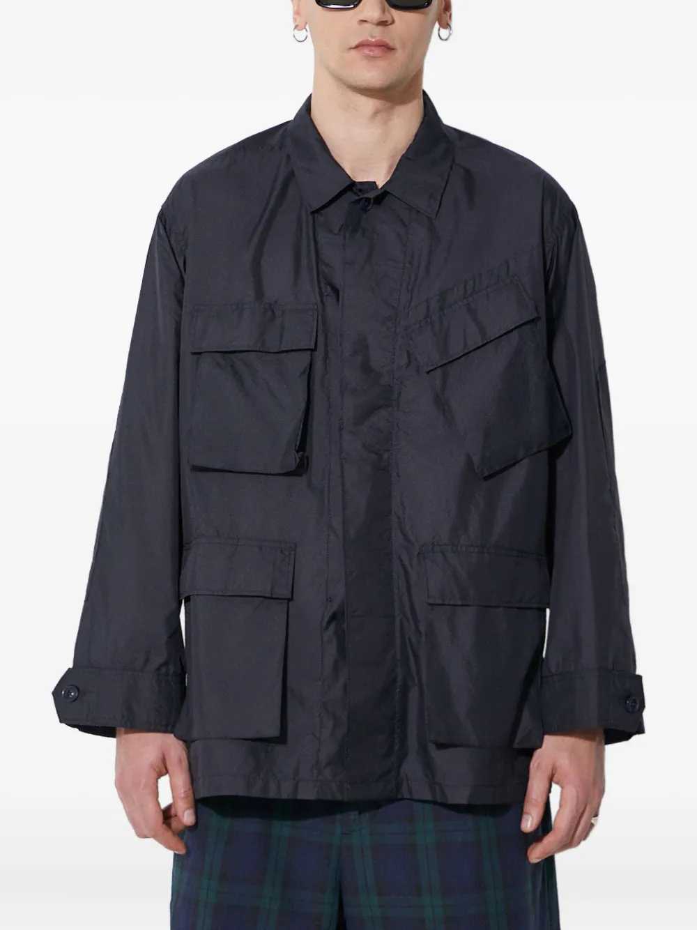 Куртка-рубашка с карманами Engineered Garments, синий
Куртка-рубашка с карманами Engineered Garments, синий