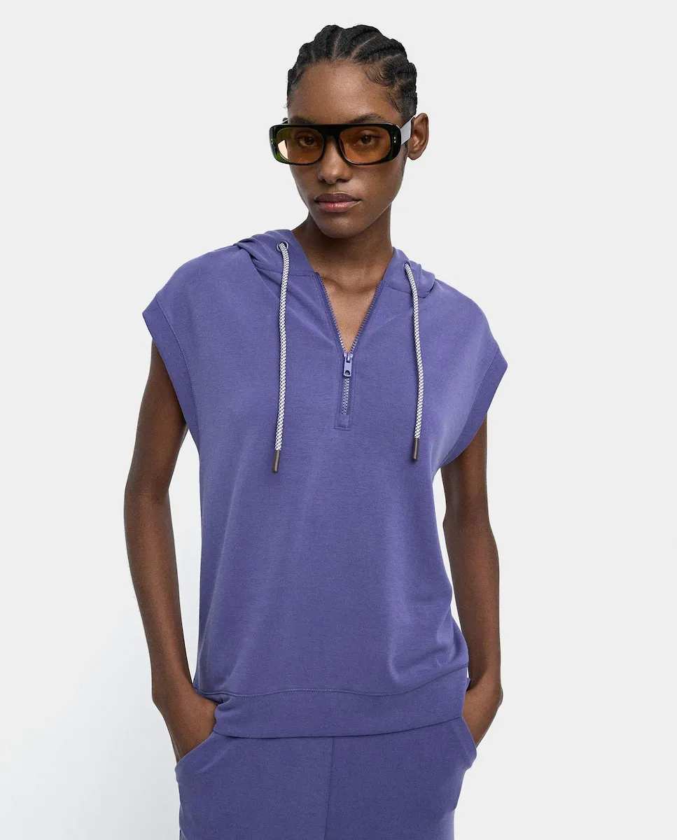 Женская толстовка с капюшоном и регулируемым шнурком Parfois, фиолетовый
Женская толстовка с капюшоном и регулируемым шнурком Parfois, фиолетовый