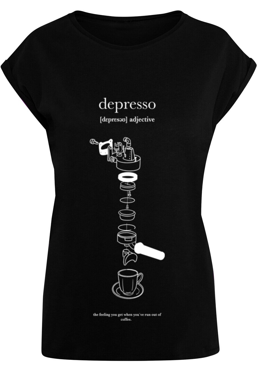 Футболка Mister Tee Shirt Depresso, черный
Футболка Mister Tee Shirt Depresso, черный