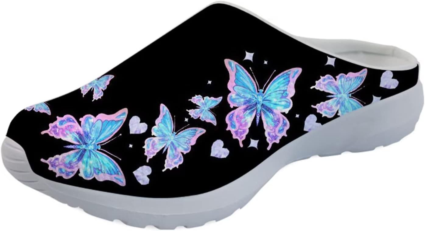 Женские слипоны-кроссовки Forchrinse с тропическим ананасом и плюмерией, дышащие, для ходьбы, сабо, домашние и пляжные тапочки, обувь для медсестер, легкие, Neon Butterfly
Женские слипоны-кроссовки Forchrinse с тропическим ананасом и плюмерией, дышащие, для ходьбы, сабо, домашние и пляжные тапочки, обувь для медсестер, легкие, Neon Butterfly