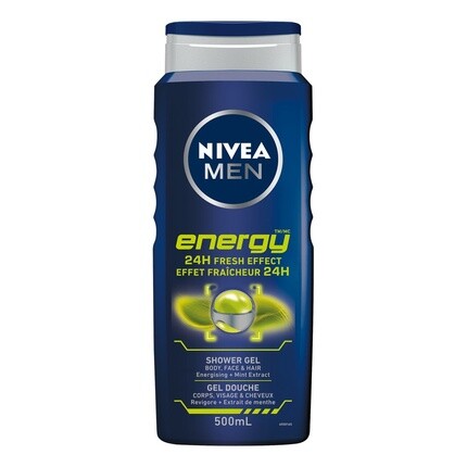 Гель для душа Men Energy 3-в-1, 500 мл, Nivea
Гель для душа Men Energy 3-в-1, 500 мл, Nivea