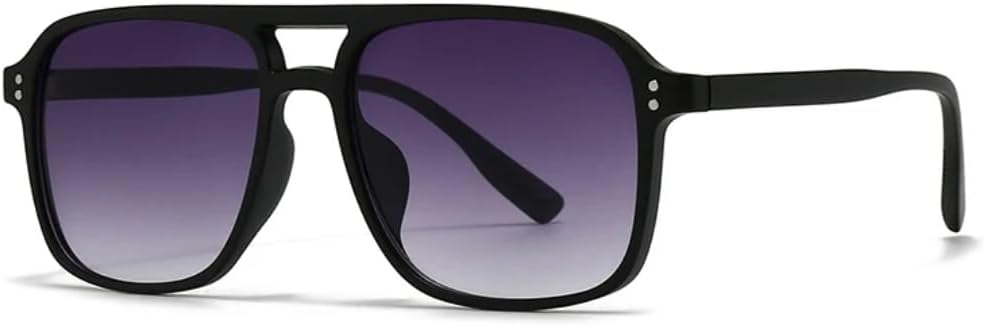 Мужские солнцезащитные очки в стиле ретро с двойной перемычкой и заклепками, модные женские очки желто-голубого цвета с защитой от УФ-излучения UV400 UUPTTPL, Black Gray Gradient
Мужские солнцезащитные очки в стиле ретро с двойной перемычкой и заклепками, модные женские очки желто-голубого цвета с защитой от УФ-излучения UV400 UUPTTPL, Black Gray Gradient