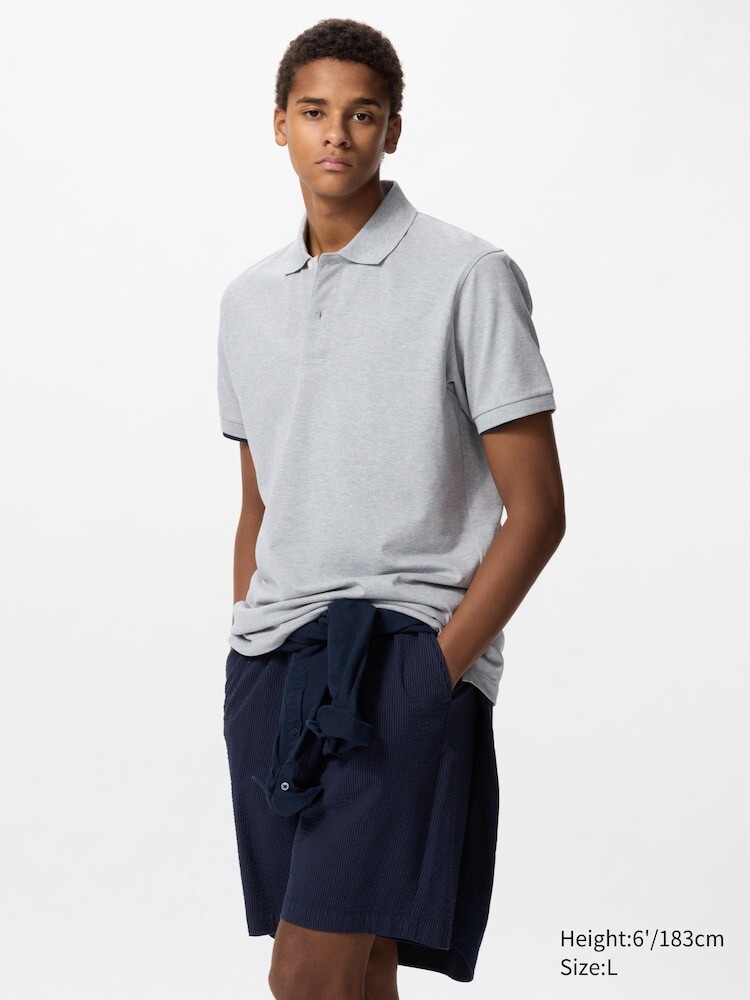 Рубашка поло dry piqué Uniqlo, цвет 04 серый
Рубашка поло dry piqué Uniqlo, цвет 04 серый