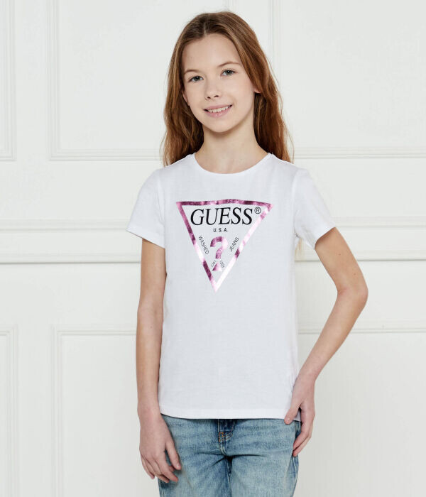 Футболка Guess хлопковая, белый
Футболка Guess хлопковая, белый