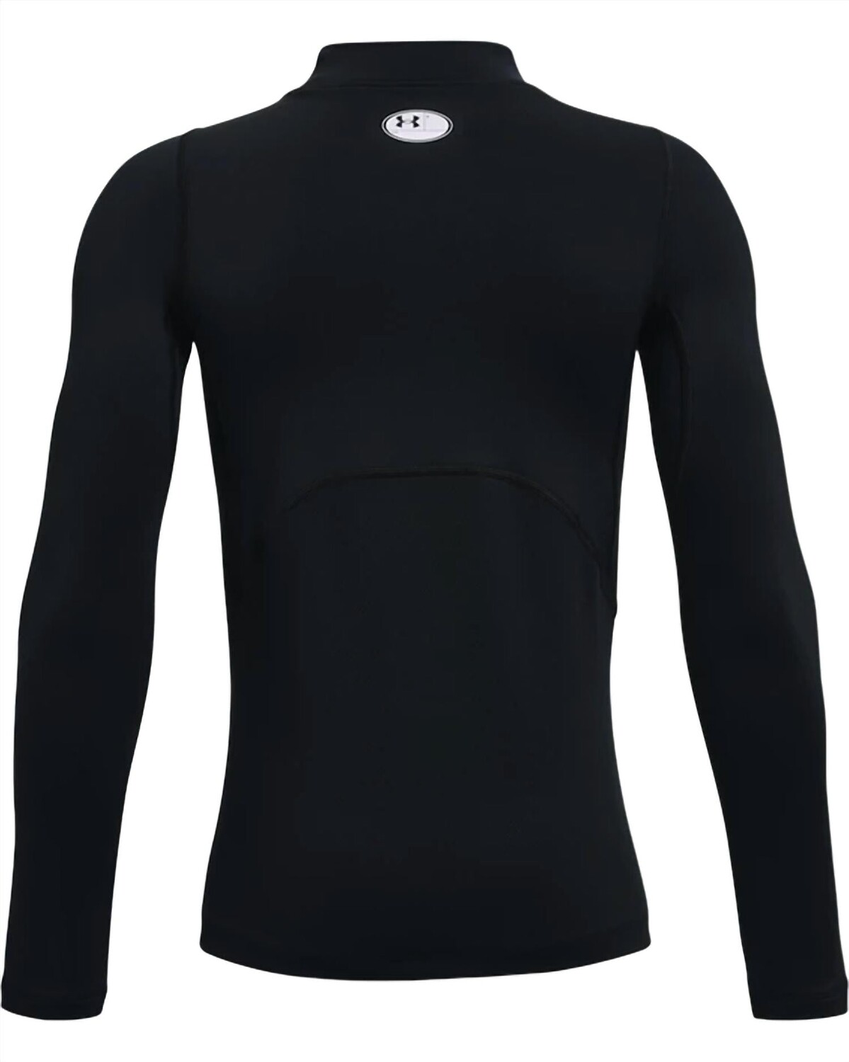 Черная/белая рубашка с длинными рукавами Coldgear Armor Mock для мальчиков Under Armour 
Черная/белая рубашка с длинными рукавами Coldgear Armor Mock для мальчиков Under Armour