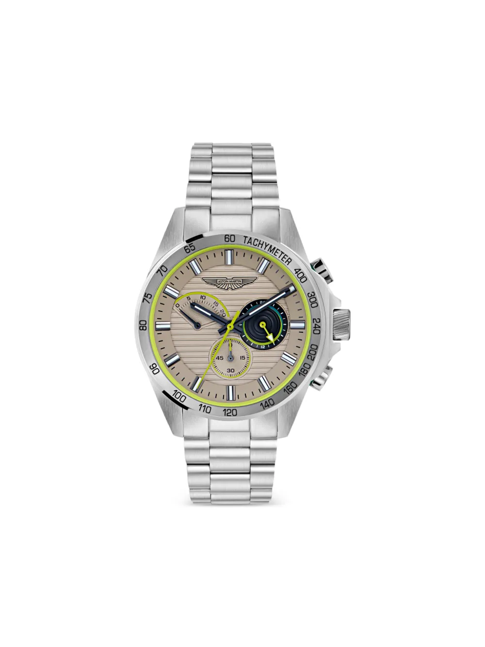 Наручные часы Silver Tachymeter 44 мм Aston Martin Watches, бежевый
Наручные часы Silver Tachymeter 44 мм Aston Martin Watches, бежевый