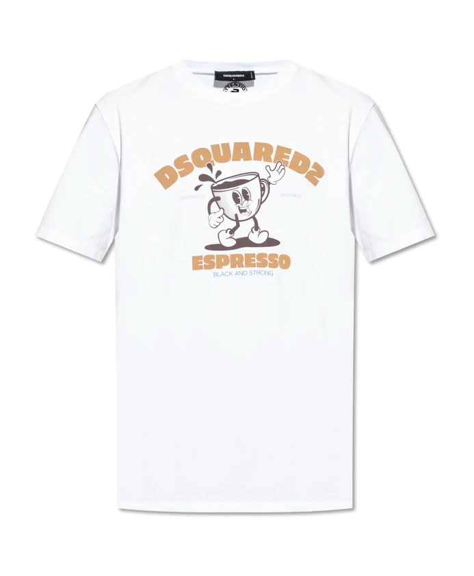 Футболка с логотипом Dsquared2, белый
Футболка с логотипом Dsquared2, белый