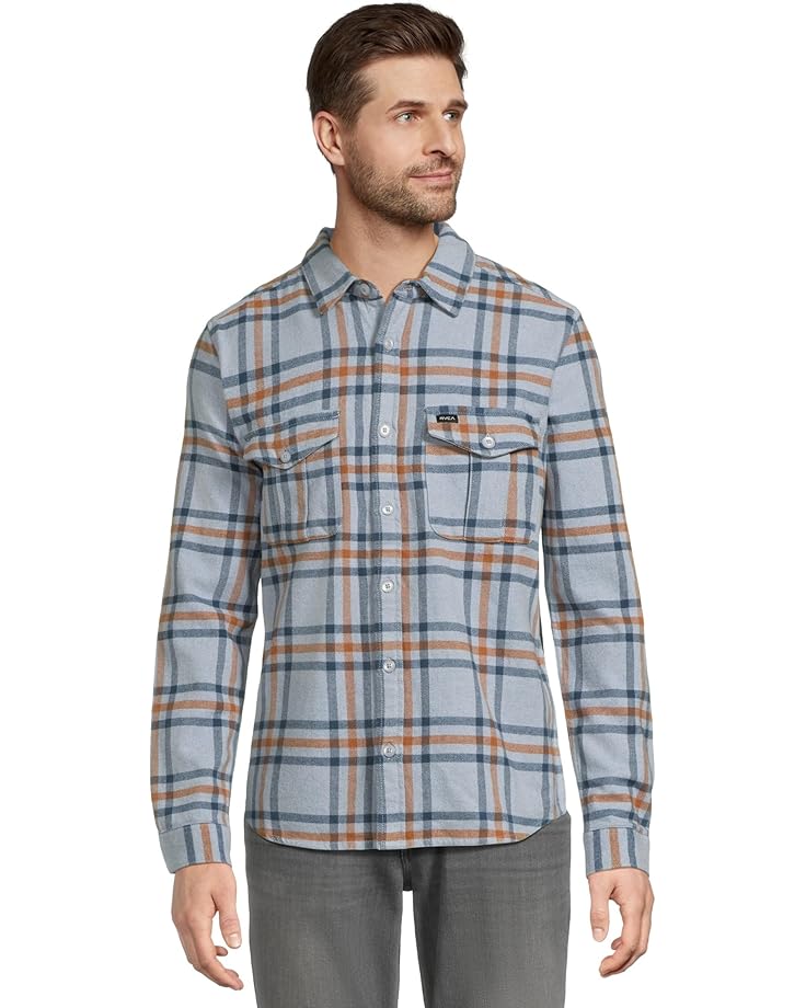 Мужская фланелевая рубашка RVCA Hughes, Chambray
Мужская фланелевая рубашка RVCA Hughes, Chambray