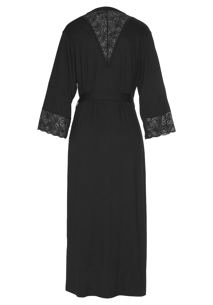 Халат LASCANA, черный
Халат LASCANA, черный