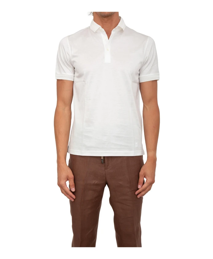Классическая рубашка поло различных цветов Corneliani, белый
Классическая рубашка поло различных цветов Corneliani, белый