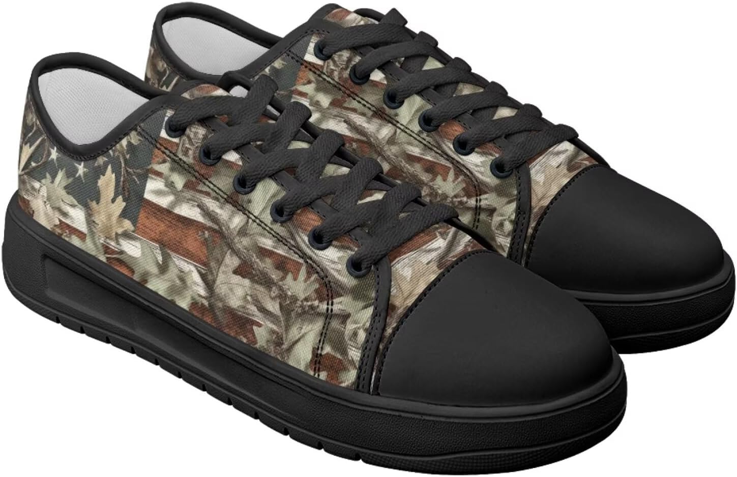 Кеды Canvar для женщин и мужчин, со шнуровкой, низкие, на платформе, для ходьбы, походов и бега Estailounic, American Flag Camo Hunting
Кеды Canvar для женщин и мужчин, со шнуровкой, низкие, на платформе, для ходьбы, походов и бега Estailounic, American Flag Camo Hunting