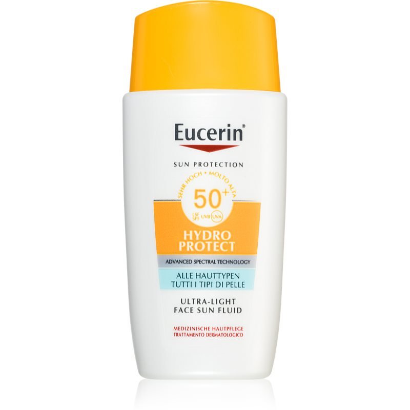 Солнцезащитный флюид для лица Eucerin Sun Protection SPF 50+ 50 мл
Солнцезащитный флюид для лица Eucerin Sun Protection SPF 50+ 50 мл