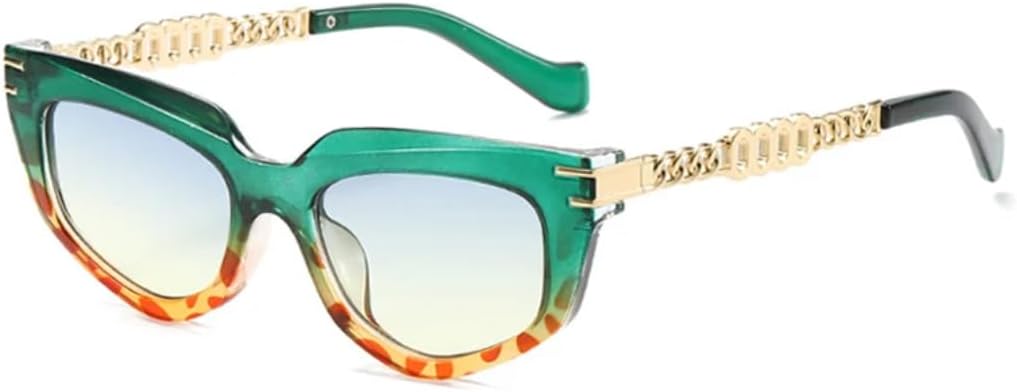 Солнцезащитные очки для мужчин и женщин - защита UV400 - модель «кошачий глаз», металлические петли, градиентные линзы, для занятий спортом на открытом воздухе и вождения DSVIGF, Green Blue Yellow
Солнцезащитные очки для мужчин и женщин - защита UV400 - модель «кошачий глаз», металлические петли, градиентные линзы, для занятий спортом на открытом воздухе и вождения DSVIGF, Green Blue Yellow