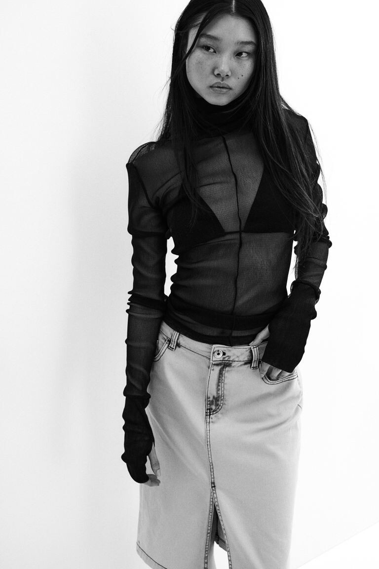 Саржевая юбка длиной до колена H&M, бежевый
Саржевая юбка длиной до колена H&M, бежевый