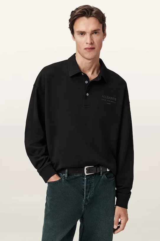 Хлопковая толстовка XANDER Allsaints, черный
Хлопковая толстовка XANDER Allsaints, черный