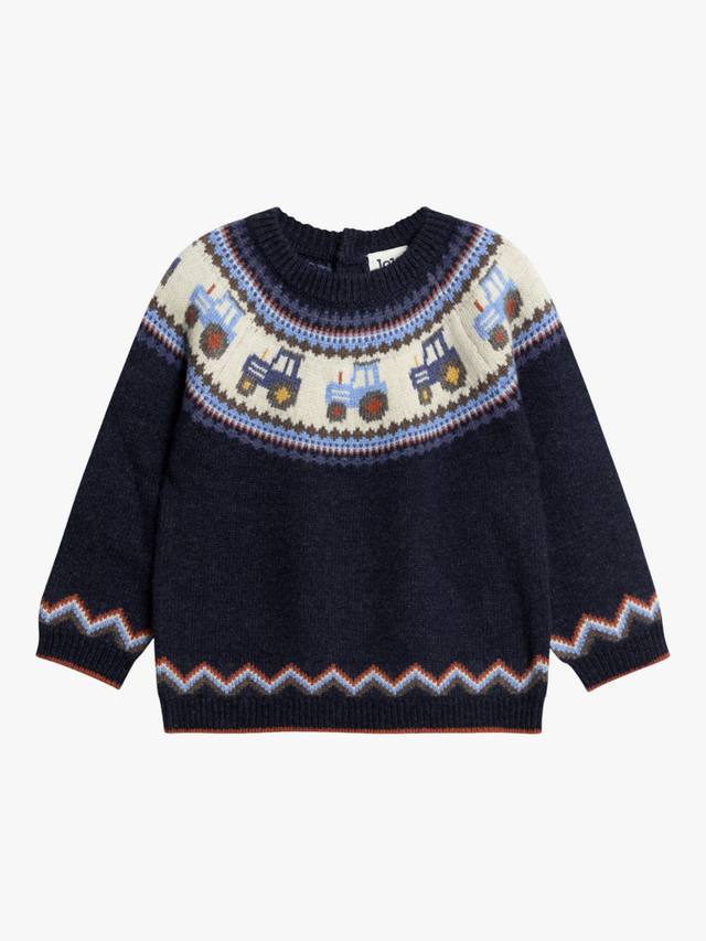 Детский свитер с узором Fair Isle из шерстяной смеси JoJo Maman Bébé, Navy
Детский свитер с узором Fair Isle из шерстяной смеси JoJo Maman Bébé, Navy