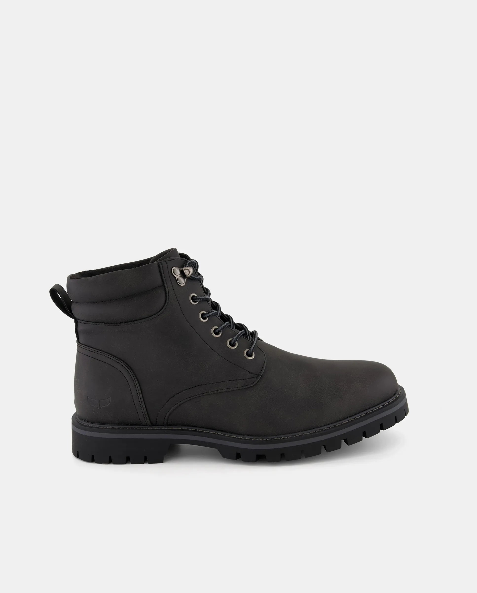 Высокие мужские ботинки на шнуровках Green Coast, черный 
Высокие мужские ботинки на шнуровках Green Coast, черный