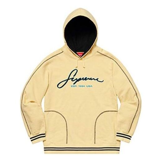 Толстовка contrast embroidered hooded sweatshirt 'yellow navy' Supreme, желтый
Толстовка contrast embroidered hooded sweatshirt 'yellow navy' Supreme, желтый