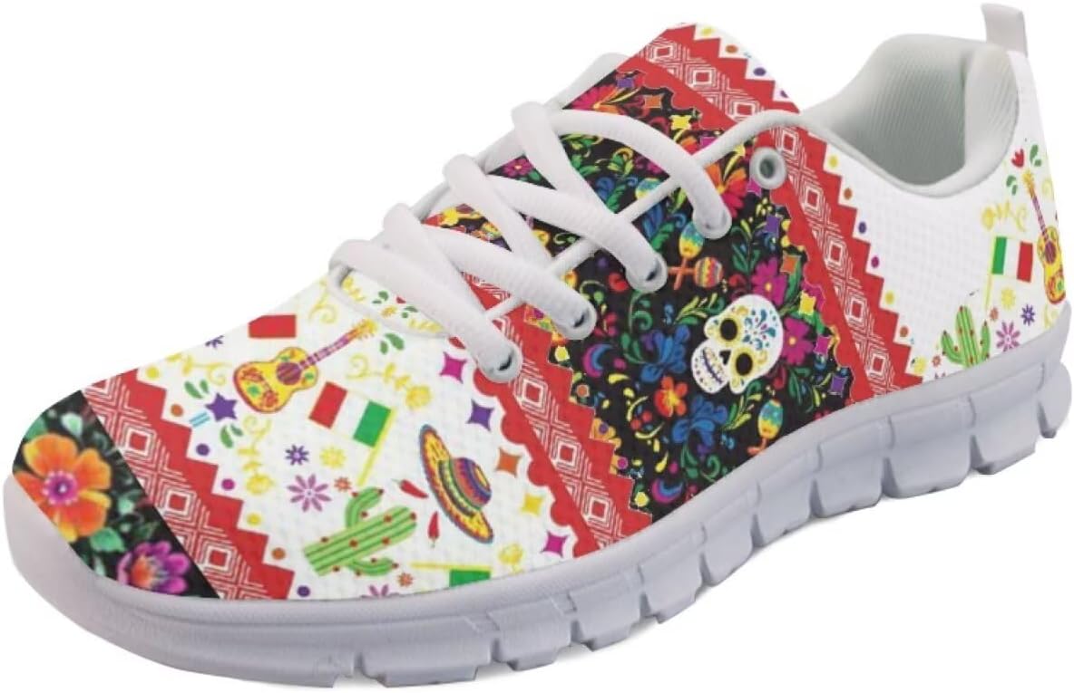 Кроссовки Forchrinse Mexico Splash Ink унисекс, национальные прогулочные теннисные кроссовки для женщин и мужчин, легкие кроссовки для фестиваля, Mexican Skull Embroidered Flowers
Кроссовки Forchrinse Mexico Splash Ink унисекс, национальные прогулочные теннисные кроссовки для женщин и мужчин, легкие кроссовки для фестиваля, Mexican Skull Embroidered Flowers