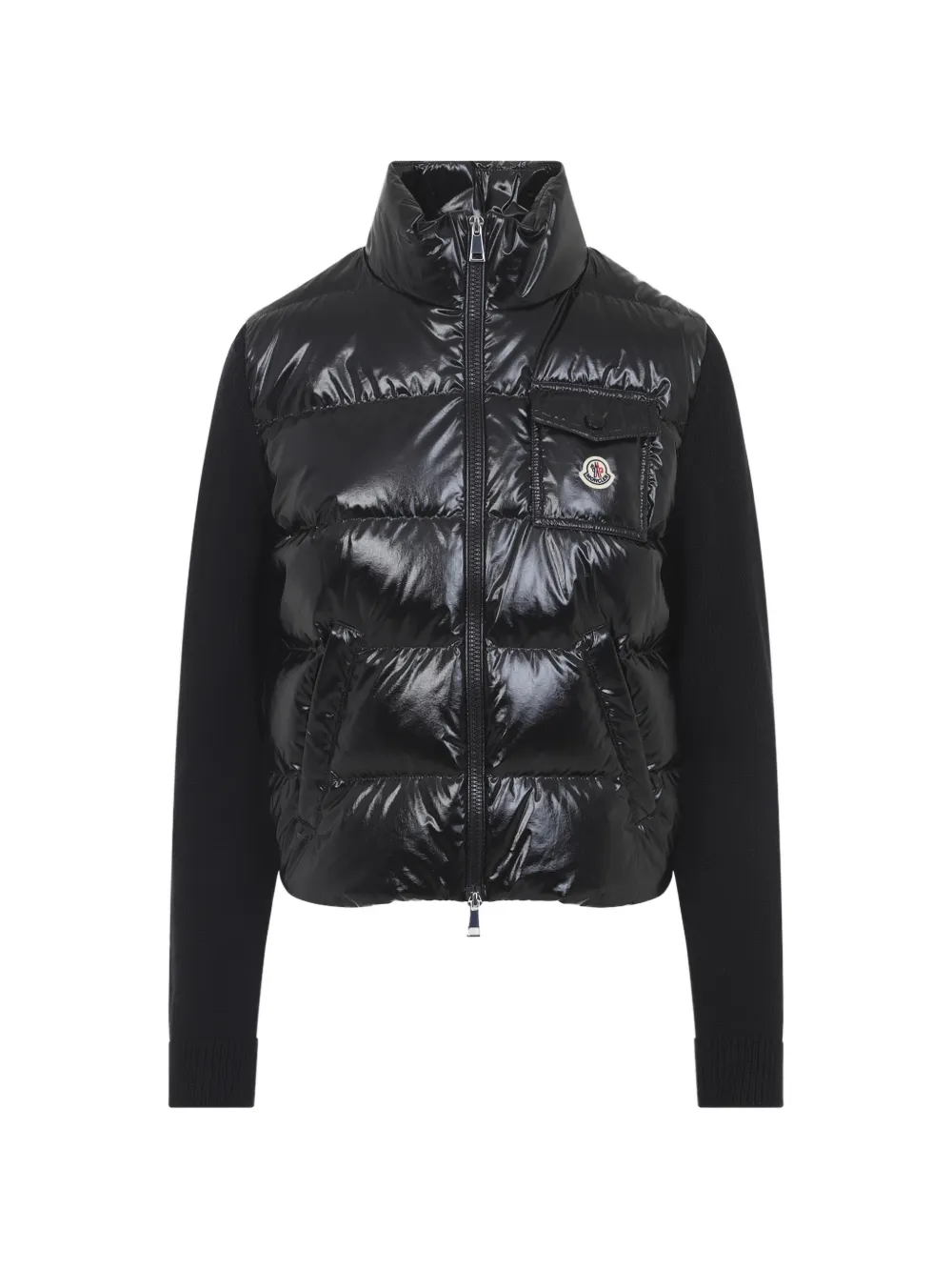 Пуховик с нашивкой-логотипом Moncler, черный
Пуховик с нашивкой-логотипом Moncler, черный