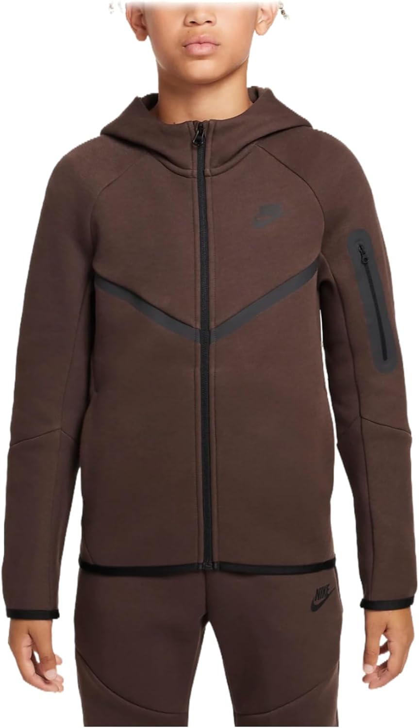 Толстовка с капюшоном и молнией для школьников Nike Sportswear Tech Fleece (HV5867-010, черный/черный/черный), Baroque Brown/Baroque Brown/Black/Black
Толстовка с капюшоном и молнией для школьников Nike Sportswear Tech Fleece (HV5867-010, черный/черный/черный), Baroque Brown/Baroque Brown/Black/Black
