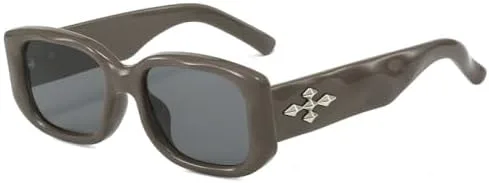 Модные солнцезащитные очки для женщин и мужчин, прямоугольная оправа с линзами, серебристый декор, винтажный стиль, защита от ультрафиолета UV400 MTZJH, C2
Модные солнцезащитные очки для женщин и мужчин, прямоугольная оправа с линзами, серебристый декор, винтажный стиль, защита от ультрафиолета UV400 MTZJH, C2